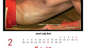 Modelky a modelové se předvedli s kníry v kalendáři Movember