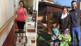 Mozková mrtvice je častý zabiják: Elišku (33) postihla při porodu! Teď musí rehabilitovat 