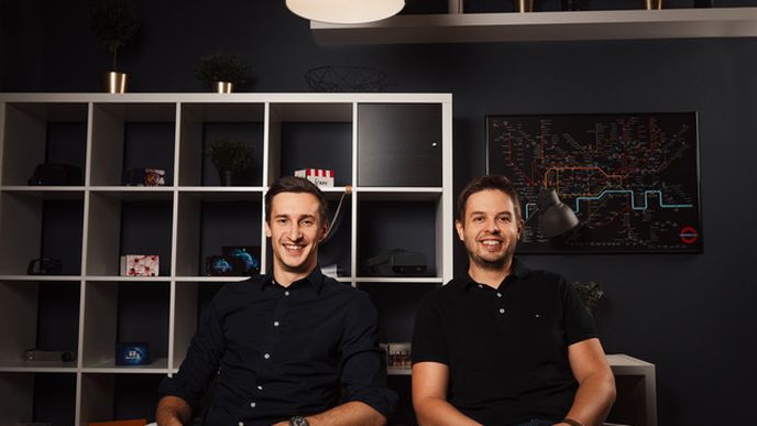 Martin Možnar a Radim Tvrdoň, zakladatelé startupu WeBoard.
