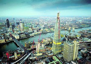 V Londýně stojí největší mrakodrap Evropy