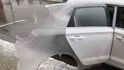 Zamrzlá Amerika: Fotografie mrazem sužovaného auta z Chicaga.
