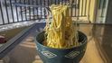 Zamrzlá Amerika: Je libo zmrzlé špagety? Fotka z amerického Chicaga.