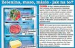 Zelenina, maso, máslo - jak na to?