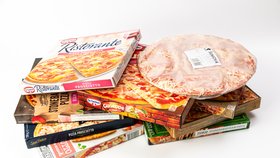 Mražená šunková pizza