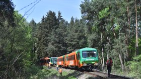 Na Českokrumlovsku se srazily vlaky. Nehoda si vyžádala zraněné