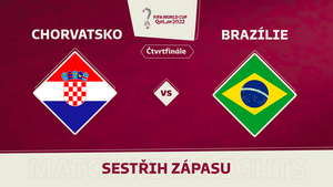 SESTŘIH: Chorvatsko - Brazílie 2:1 po pen. Kanárci končí! Neymar srovnal Pelého