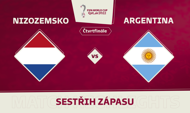 SESTŘIH: Nizozemsko – Argentina 2:3 pen. Gól v nastavení, pálil i Messi. Rozhodl Martínez