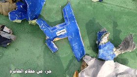 První foto trosek havarovaného letounu společnosti EgyptAir.