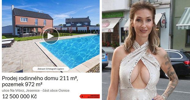 Sexbomba Mesarošová musela tento luxusní dům s bazénem prodat pod cenou! Za co miliony utratila?