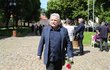 Pavel Sedláček před zádušní mší pro Evu Pilarovou Pavel Sedláček před zádušní mší pro Evu Pilarovou