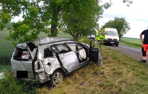 Smrtelná nehoda na Pardubicku: Řidič vyletěl ze silnice, zabil se o strom