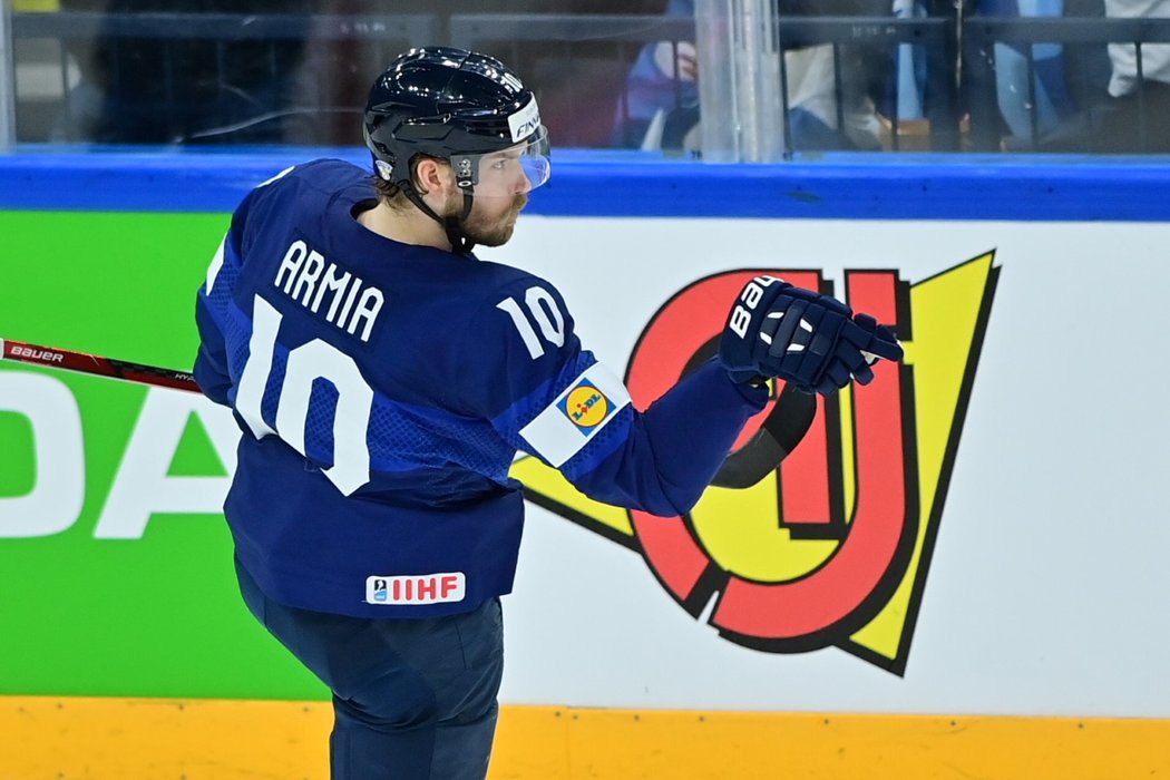 Joel Armia dal Finům dvoubrankový náskok v utkání s USA