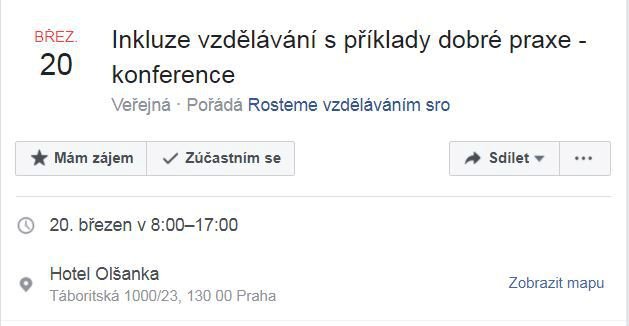 O tom, že by u nich měla proběhnout velká vzdělávací konference, neví podle mluvčího PedF UK ani v Hotelu Olšanka.