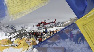 Slavný Everest se změnil na horu smrti: Zemětřesení spustilo laviny, zahynuly desítky lidí