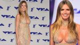 Cenám MTV kralovaly průsvitné látky, Heidi Klum vytasila dokonalá prsa!