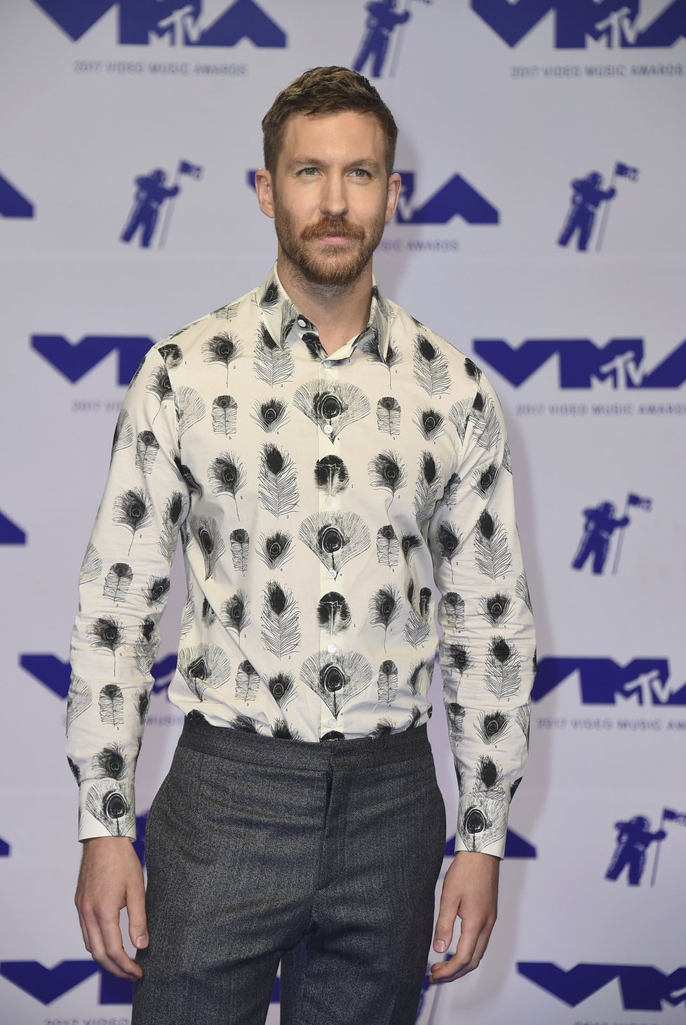 Zpěvák Calvin Harris na předávání MTV Video Music Awards