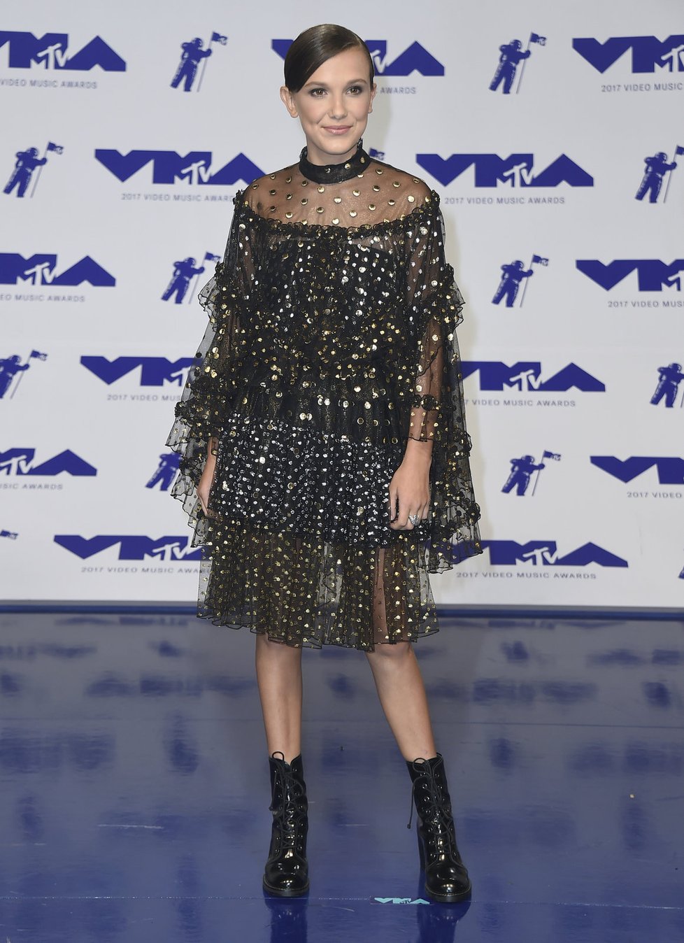 Herečka Millie Bobby Brown na předávání MTV Video Music Awards
