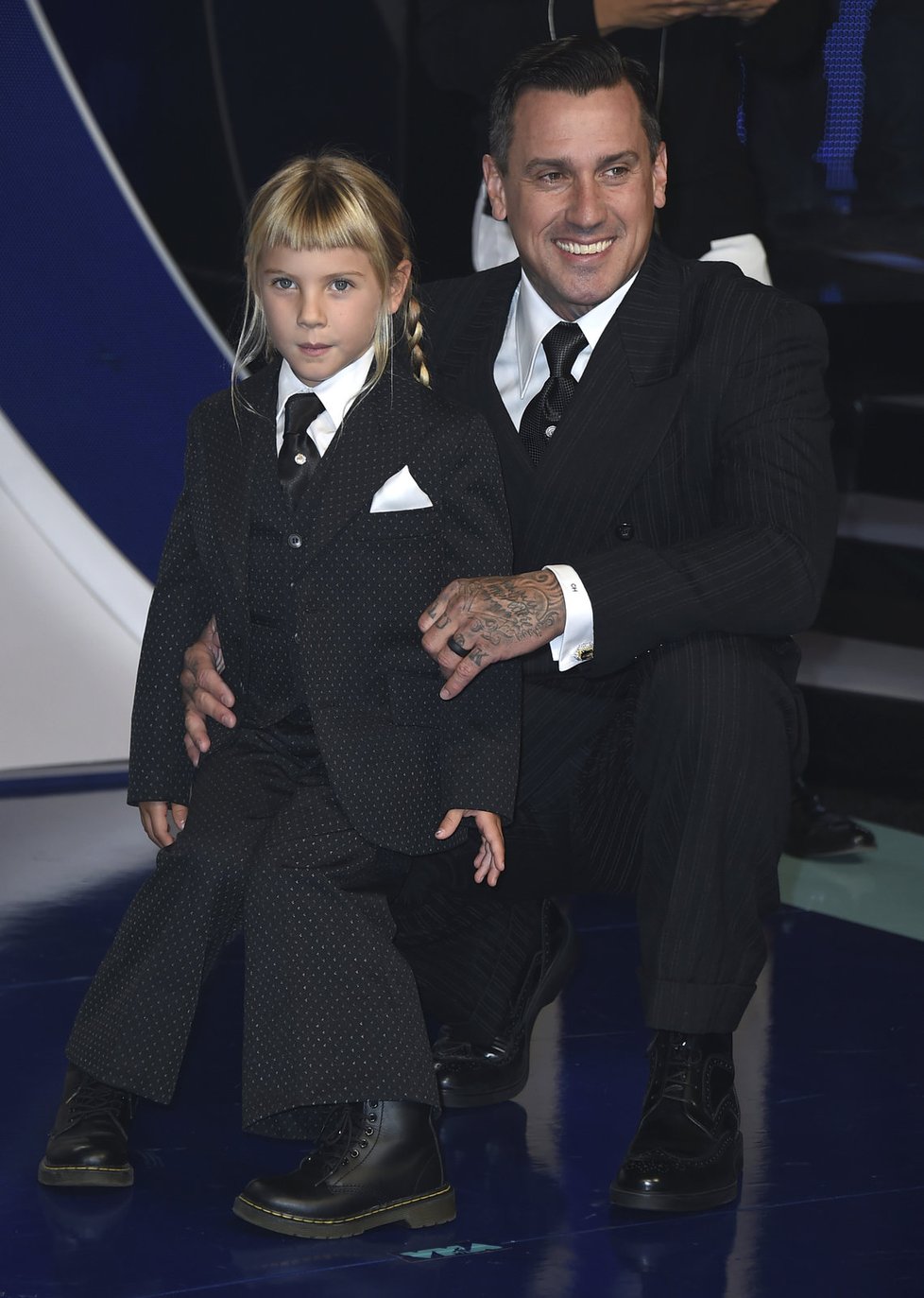 Carey Hart s dcerou Willow na předávání MTV Video Music Awards fandili Pink.