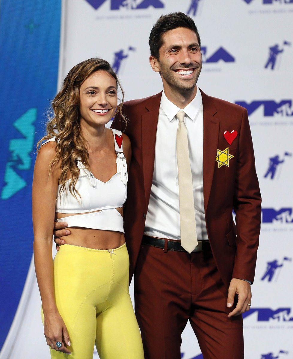 Nev Schulman a Laura Perlongo na předávání MTV Video Music Awards