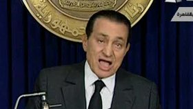 Mubarak odmítl rezignovat, prezidenstského křesla se drží zuby-nehty