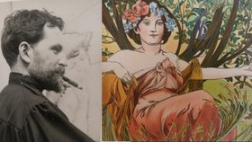 Alfons Mucha stokrát jinak: V Ivančicích kvetou jeho Květinové světy