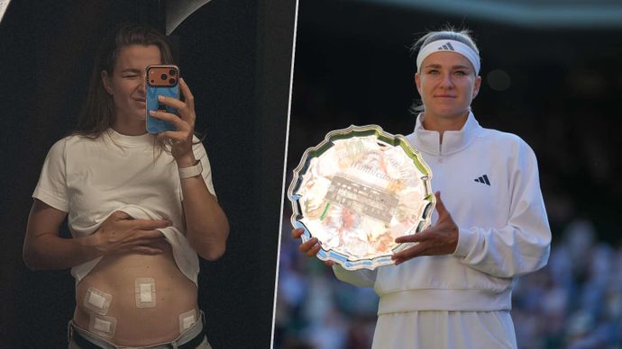 Ve špitálu byla Karolína hned po Wimbledonu.