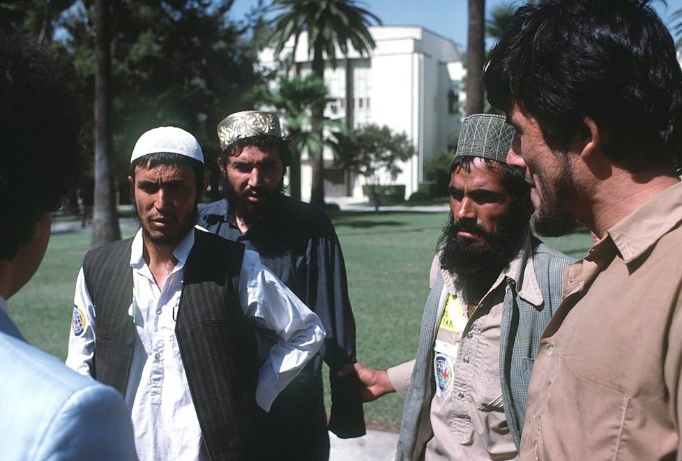 Afghánští partyzáni na léčbě v USA (1986)