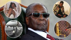 Mugabe se netajil luxusem, syna zahrnoval drahými dary a manželka si užívala nakupování v Asii.