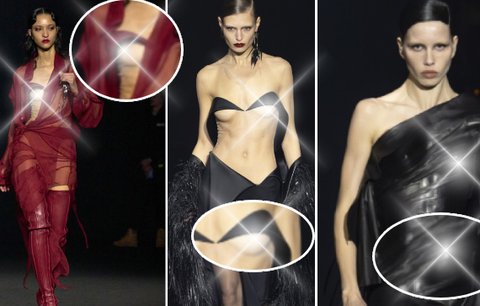 Odvážná přehlídka na Fashion Weeku: Provokace nahotou!