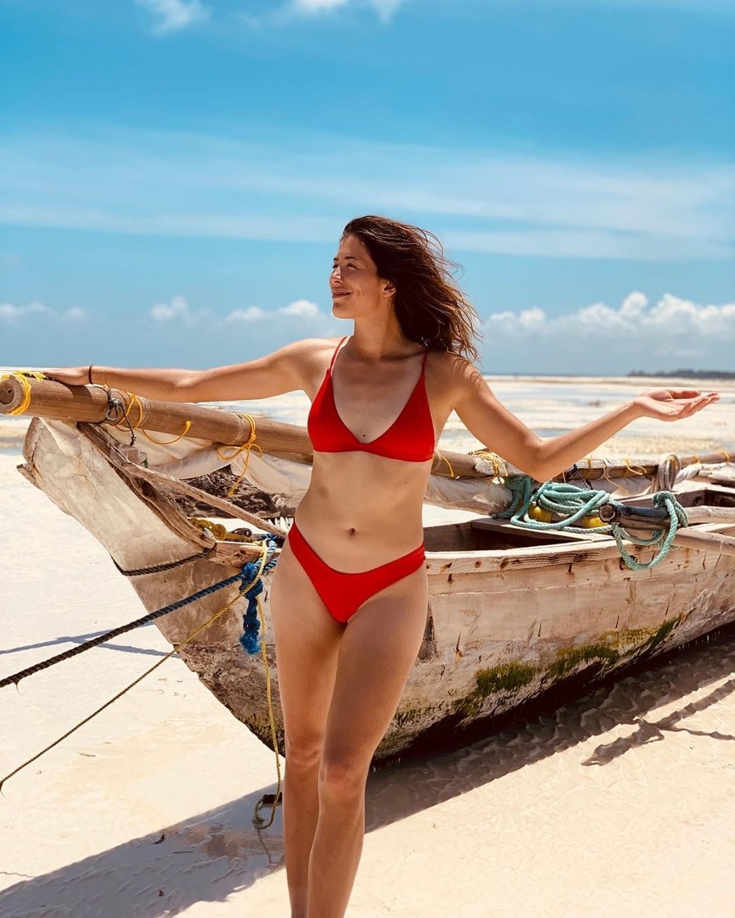 Španělská tenistka odletěla do Afriky. Na ostrově Zanzibar pobývá v luxusním hotelovém rezortu.