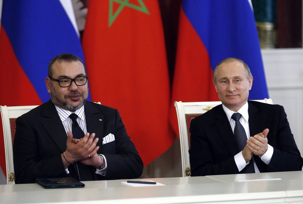 15. března se marocký král setkal s prezidentem Ruské federace Vladimirem Putinem.