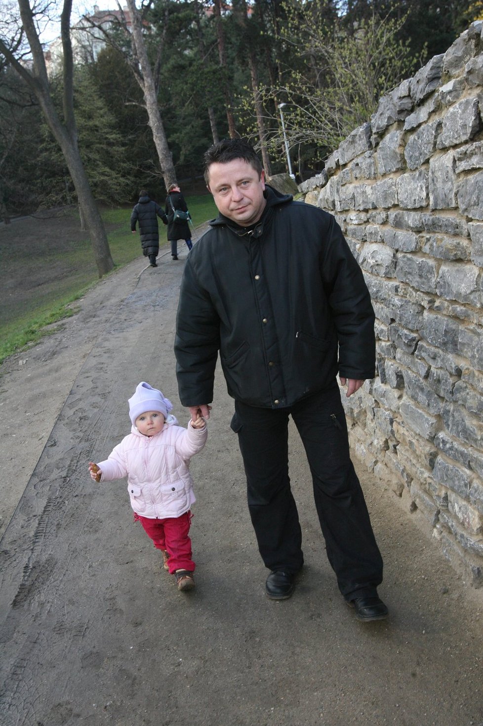 Petr Muk s dcerou