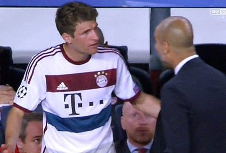 Müller se pustil do hádky s Guardiolou