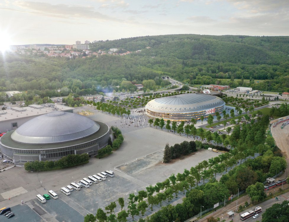 Multifunkční hala na brněnském výstavišti je největší investicí Brna v příštích letech. Přijde na více než jednu miliardu korun, hotová má být do MS v hokeji v roce 2024.