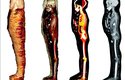 Různé hloubky skenování rozbalily mumii digitálně