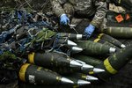 Dělostřelecká munice na Ukrajině