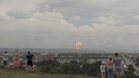 Exploze muničního skladu (ilustrační foto)