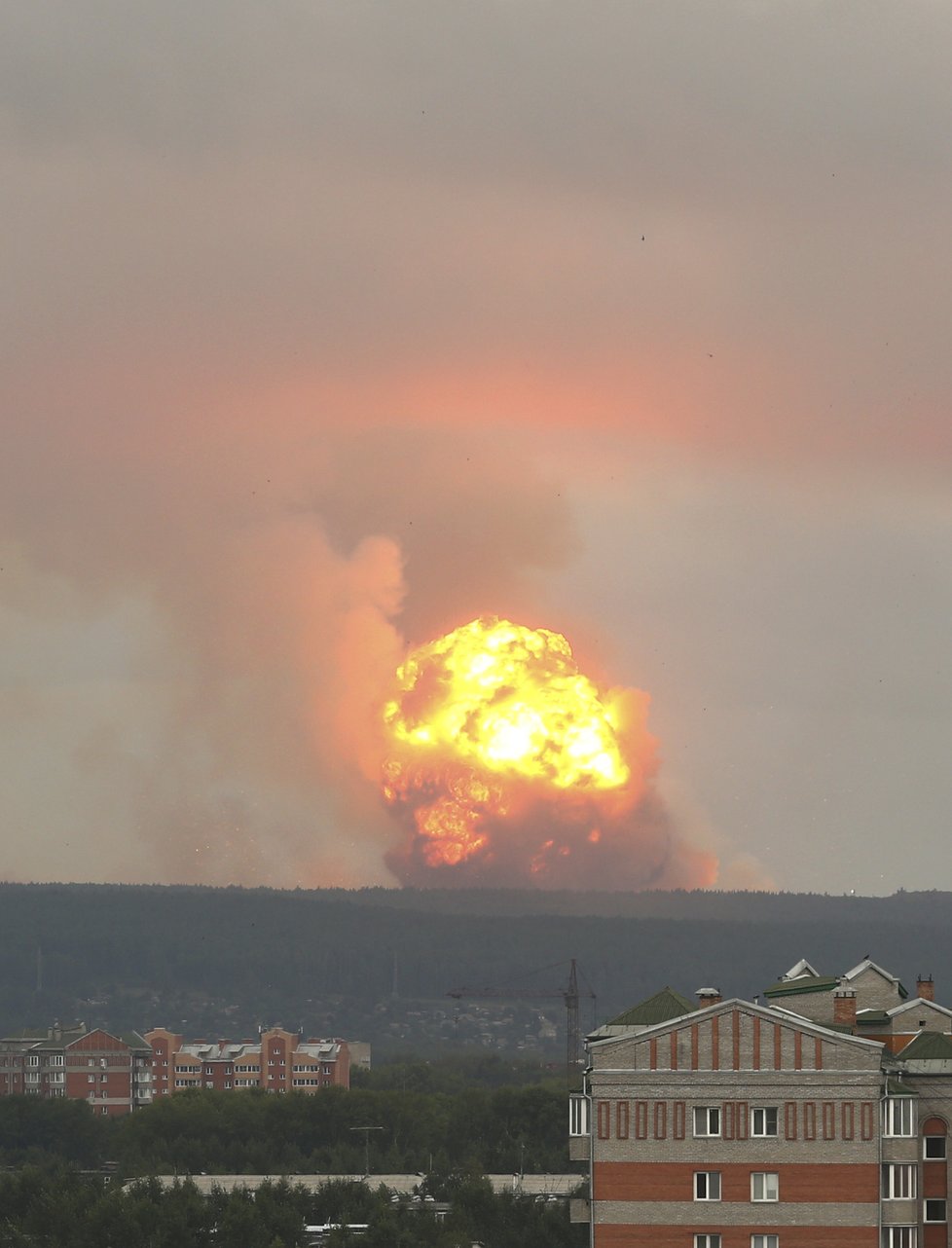 V Krasnojarské oblasti v Rusku explodoval sklad munice se střelným prachem a 40 tisíci dělostřeleckými granáty