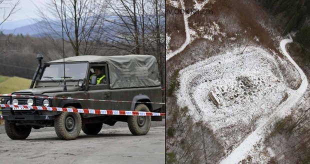 Z Vrbětic vyjel první kamion s nebezpečnou municí, další vozy zastavil sníh