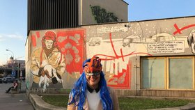 Toy Box vytvořila na Florenci nový mural, který upozorňuje na klimatickou změnu.