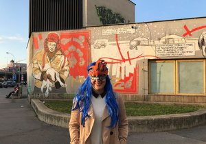 Toy Box vytvořila na Florenci nový mural, který upozorňuje na klimatickou změnu.