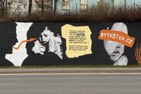 Nový mural ve Frýdku-Místku: Nebijte děti! Lidé jsou z něj nadšení