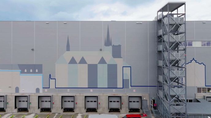 Největší mural v Česku na Panattoni Business Park v Chebu Největší mural v Česku na Panattoni Business Park v Chebu