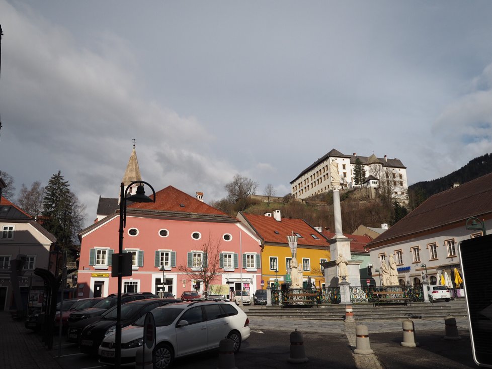 Zámek Murau je proslulý svým vězením.