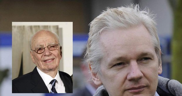 Assange ví, že mu teče do bot. Murdocha chce na svou stranu dostat pomocí hrozby!
