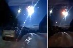 V noci na neděli vybuchl nad ruským Murmanskem meteor a ozářil celou oblohu.