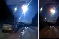 Světlo jako ve dne: Nebe nad Murmanskem ozářil vybuchující meteorit!