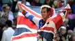 Andy Murray po vítězném finále na olympiádě v Londýně