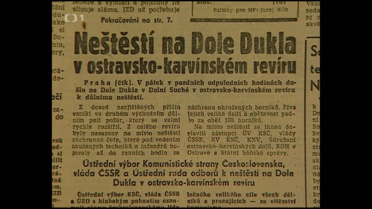 9. července 1961. Rudé právo sice vydalo zprávu s vyjádřením KSČ k neštěstí. Jeho příčina byla ale zatajena.