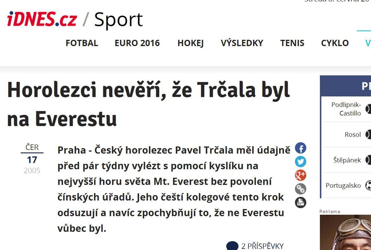 Články o údajném podvodu Pavla Trčaly zaplavily v roce 2005 internet.